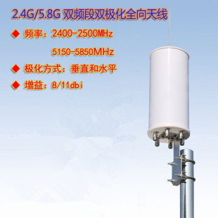 MIMO双频6端口智能全向天线 适用H3C华三锐捷等AP 联必达2.4G
