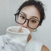 150度超大框远视眼镜 100 防蓝光疲劳老花镜男女时尚 高清显年轻50