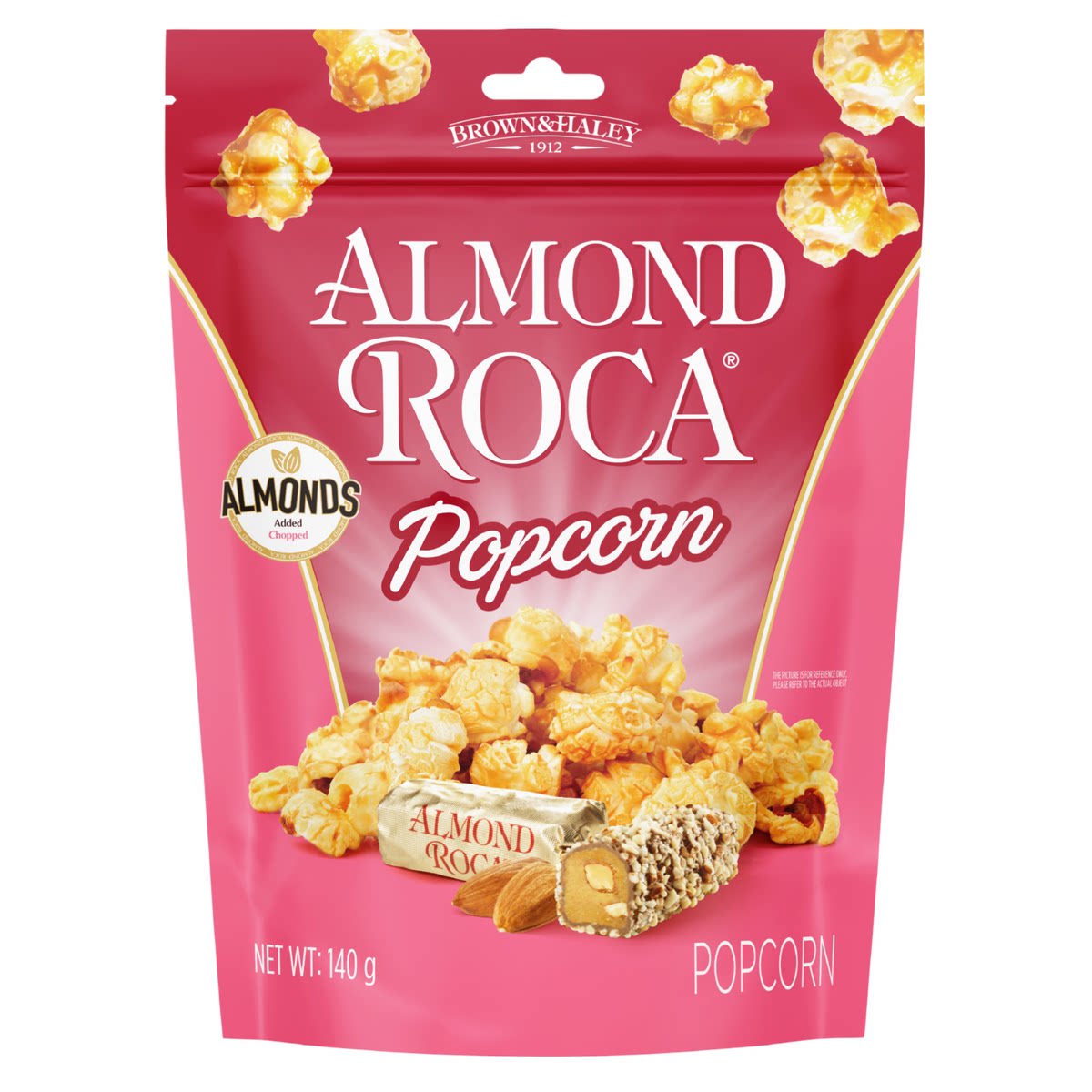 CARAMEL ROCA乐家杏仁爆谷经典原味140g办公室休闲礼盒装坚果进口