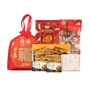 尚品- 新春极尚鲍鱼福袋(1套6件) - 鲍鱼-燕窝银耳露-花菇-鱈鱼胶
