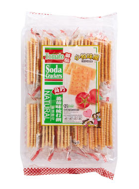 小牧味屋小牧高钙蕃茄味苏打饼健康零食品苏打饼干独立包装休闲版
