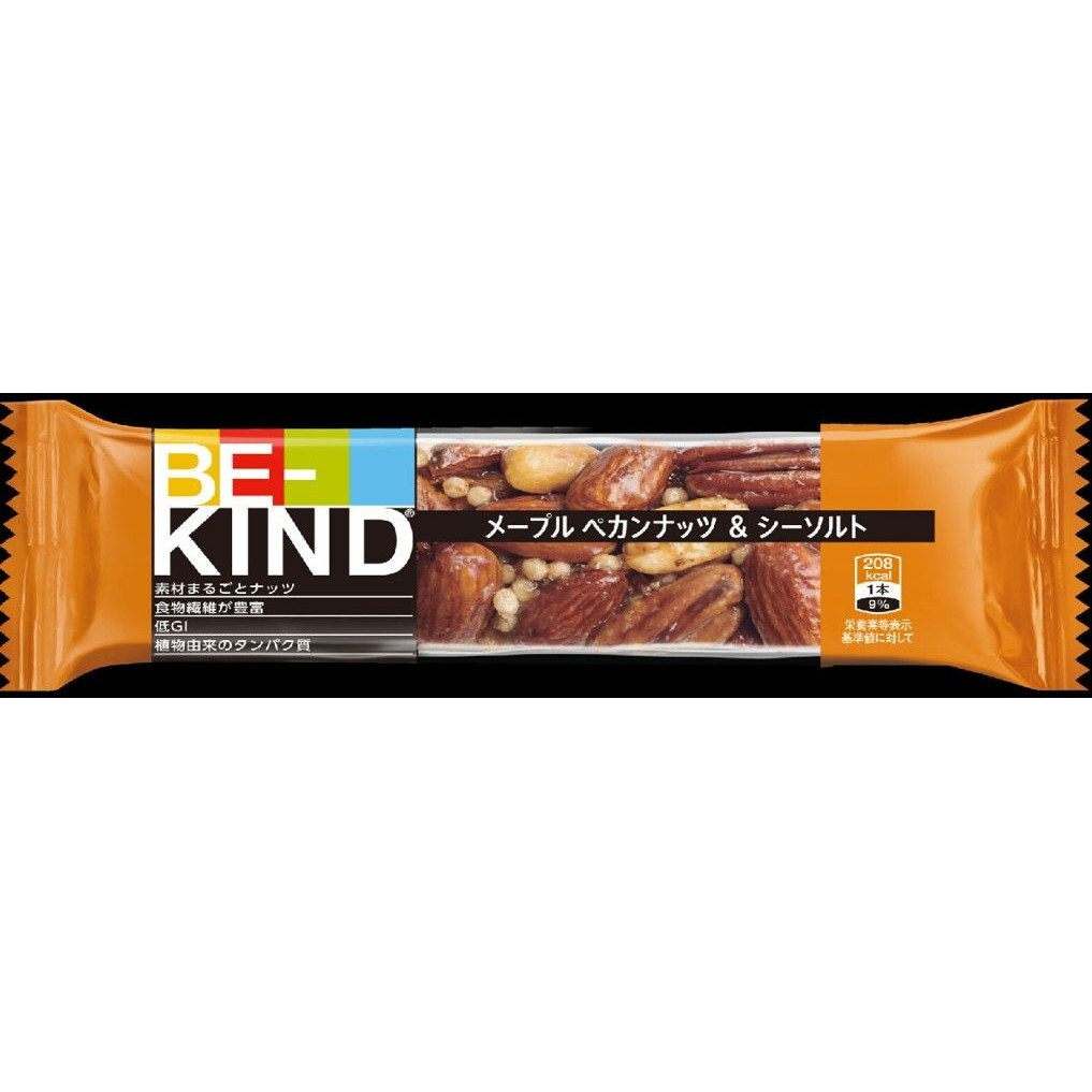 BE-KIND海盐枫糖碧根坚果棒35G办公室休闲低糖零食健身饱腹感代餐