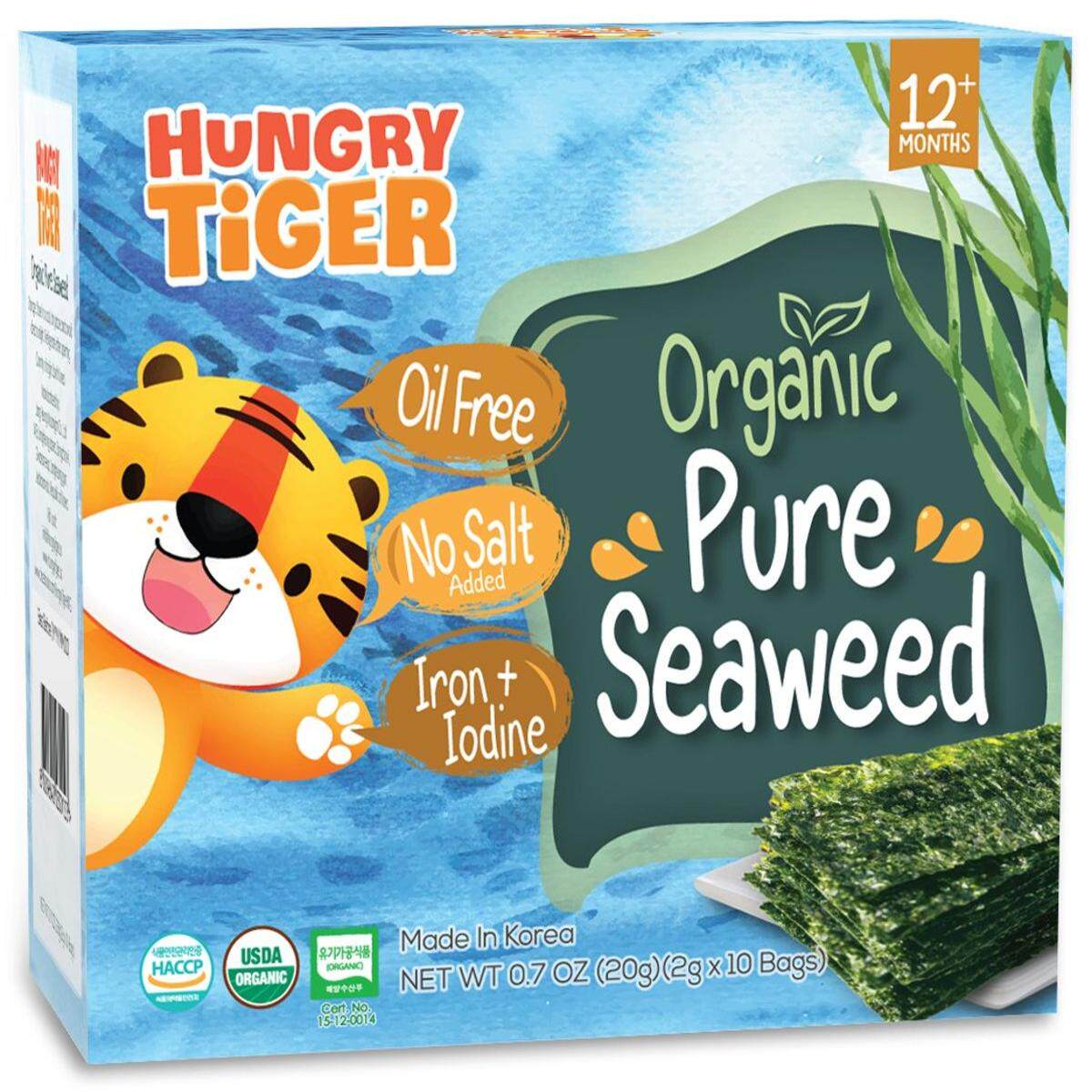 HUNGRY TiGER - 有机婴幼儿纯紫菜 │ 无添加盐、油
