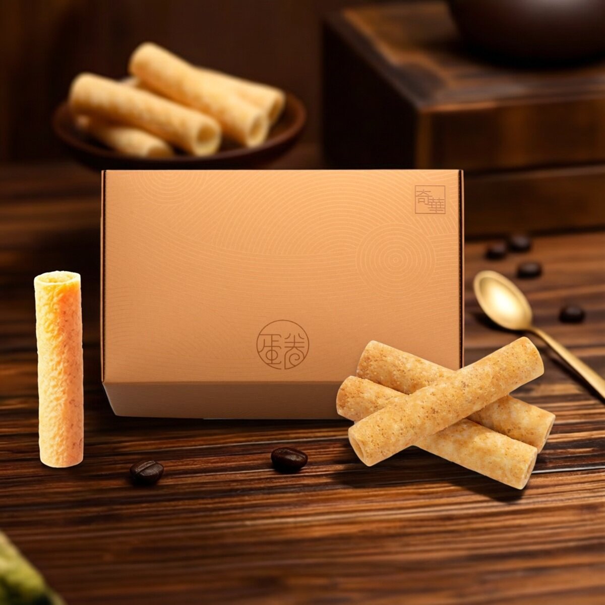 香港奇华饼家牛油蜂巢蛋卷礼盒