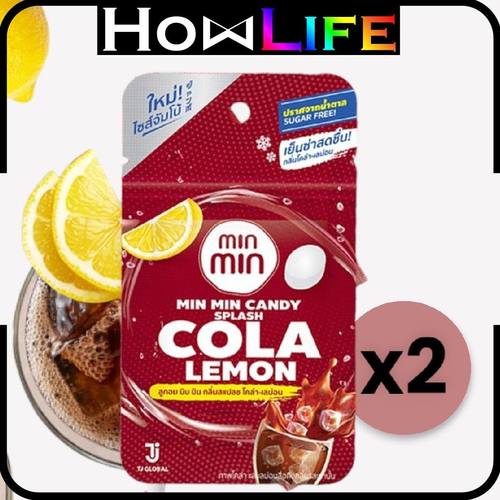 MIN MIN - 无糖冰凉薄荷糖 - 柠乐味14g x 2