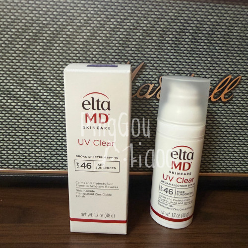 Elta MD spf46 养肤防晒二合一油痘肌本命大白盾清透控油改善痘印