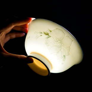 简约乔迁结婚送礼骨瓷碗碟套装 餐具套装 碗碟盘家用高档骨瓷中式