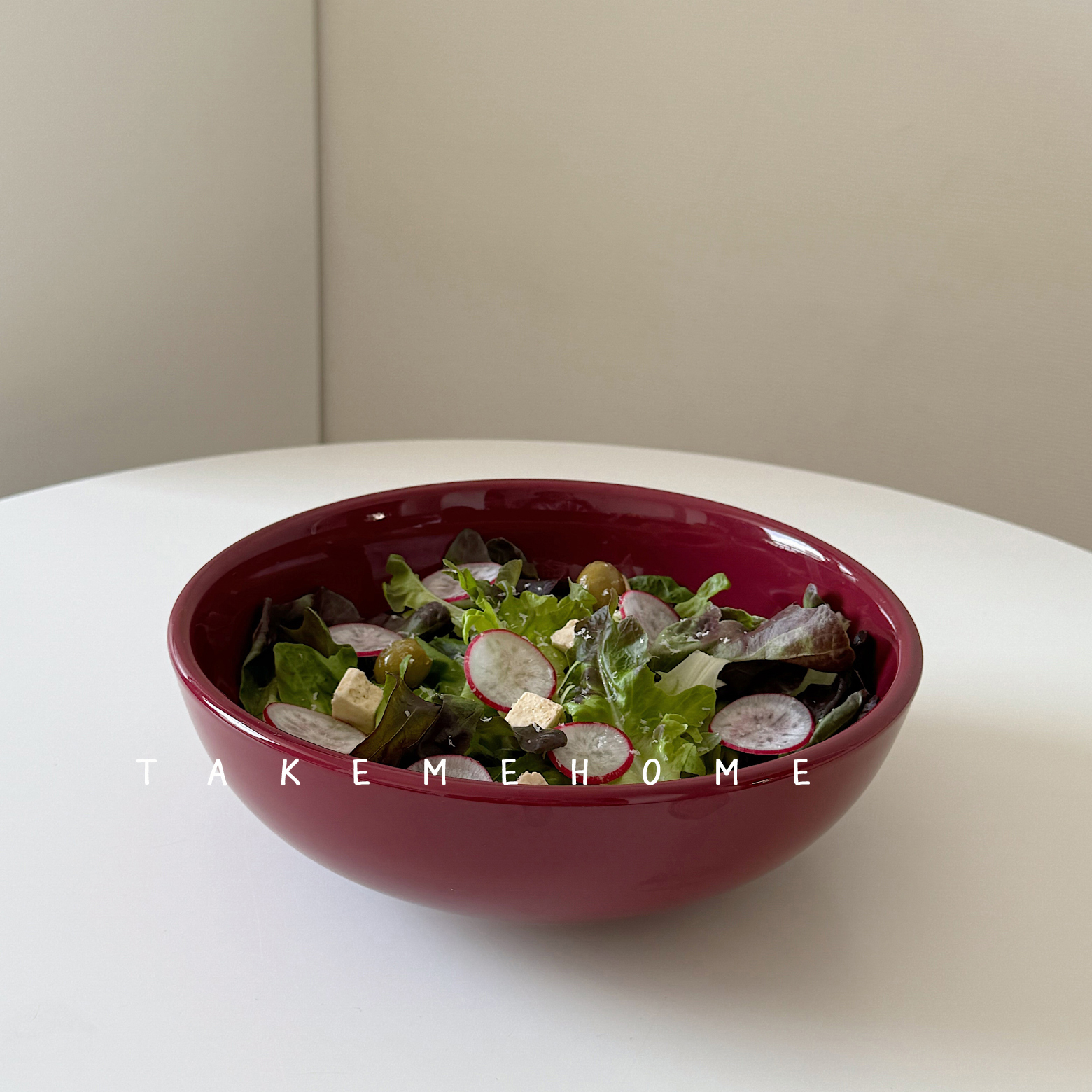 takemehome漂亮陶瓷大汤碗咖喱饭碗沙拉碗家用炖菜碗pho碗深汤碗