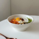 takemehome乳白斗笠碗汤碗拌饭碗牛肉饭碗好看 吃面碗蒸鸡蛋羹碗