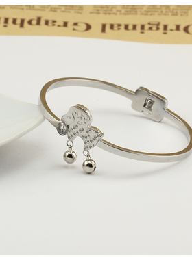 十二生肖羊年铃铛手镯女轻奢百搭钻钱币本命年简约经典款女不掉色