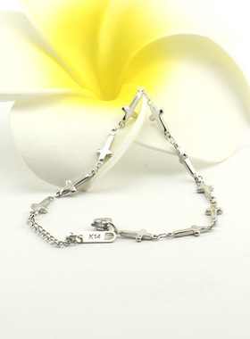 百搭钛钢十字架日韩风礼物手链