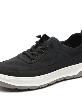 正品沙驰男鞋26春休闲时尚百搭超轻布鞋系带徒步懒人鞋T22C3B0171