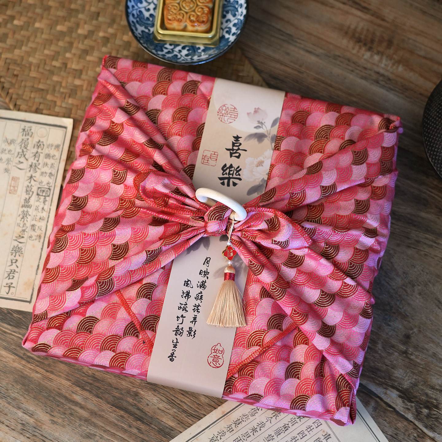 九宫格礼品盒花酥月饼中式点心盒
