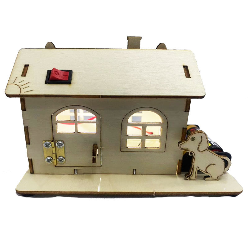 七彩小木屋diy手工房子制作模型科技制作发明材料科学实验玩具