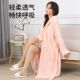 浴袍女可穿式 浴衣洗澡吸水速干不掉毛连帽绑带糖果条浴巾柔软睡袍