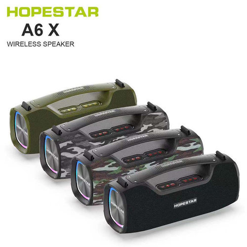 HOPESTAR/华达 A6X蓝牙音箱户外手提大功率插卡FM重低音