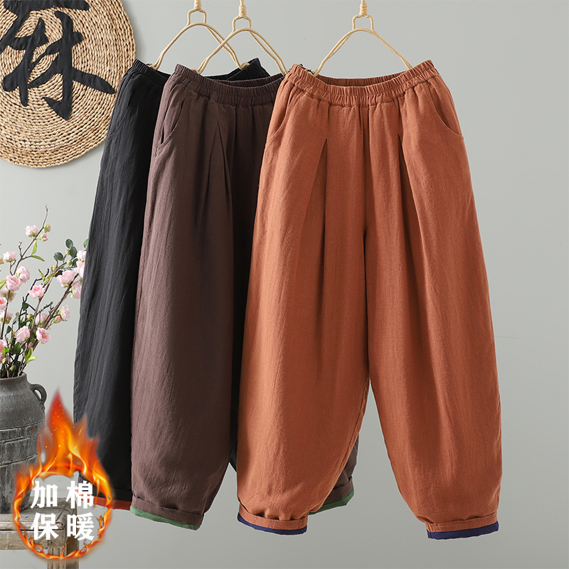 棉裤时尚2025年冬季新款