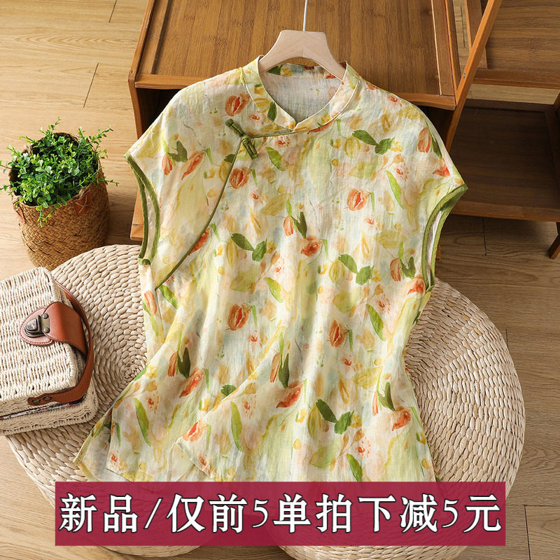 新中式衬衫时尚2026年秋季新款
