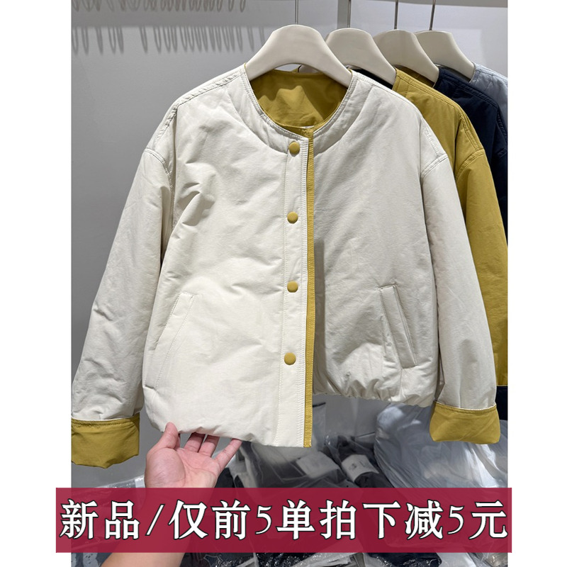 复古棉衣时尚2025年冬季新款