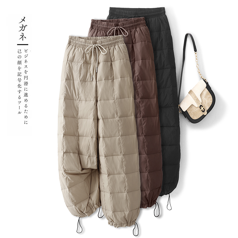 棉裤时尚2025年冬季新款