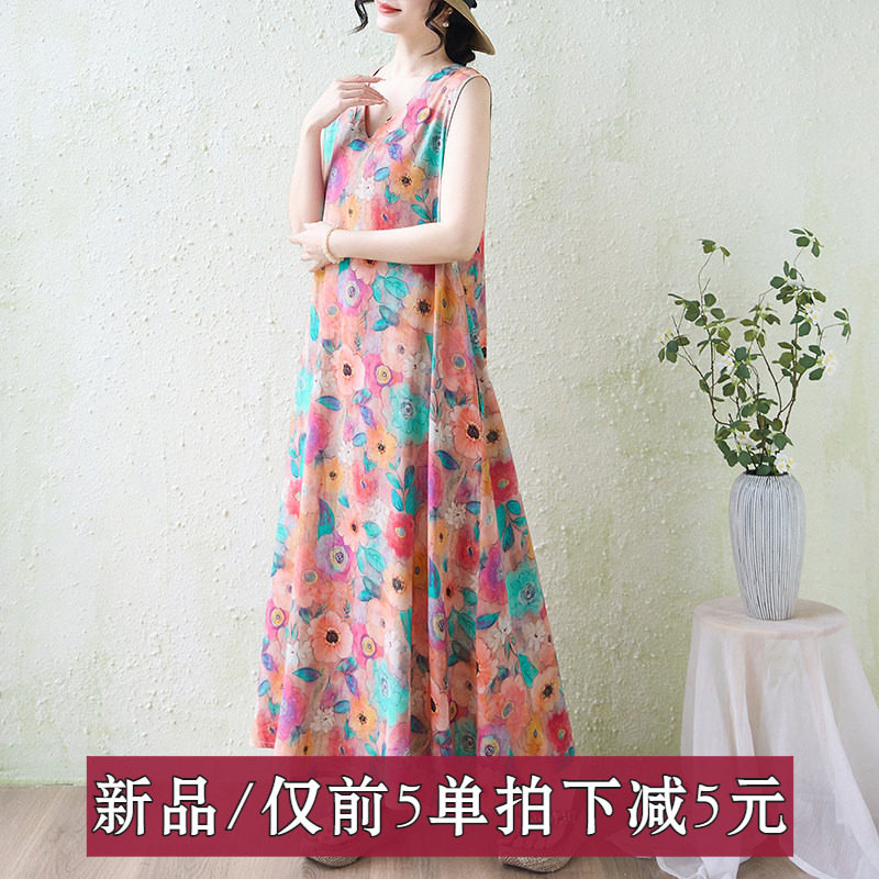 休闲大码连衣裙2026年夏季新款