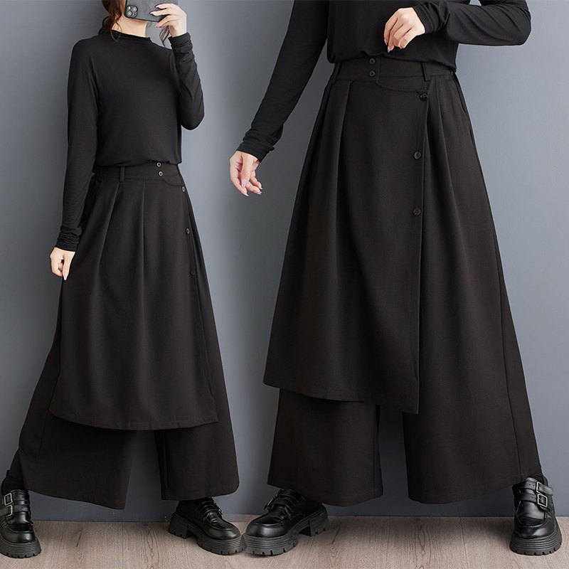 大码裤装时尚2025年秋季新款