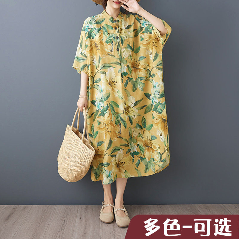 波西米亚大码连衣裙时尚夏季新款图片