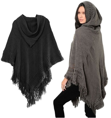 披肩头套民族风斗篷男女防晒棉麻