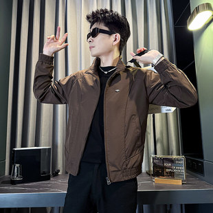 精神小伙夹克外套男潮流韩版上衣小码矮个子S号XS修身短款褂子155