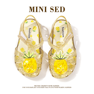 2024新款童鞋女童凉鞋果冻鞋沙滩鞋宝宝小女孩甜美公主鞋休闲鞋子