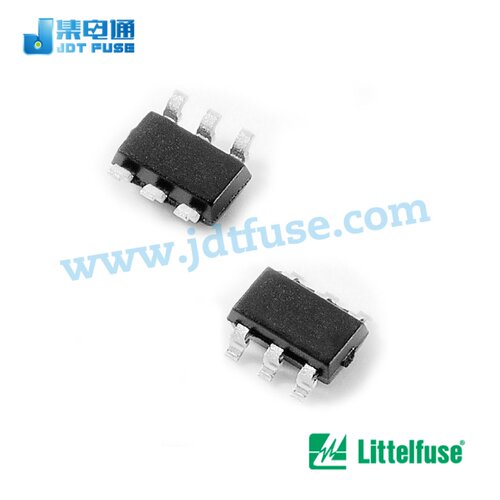 SRV05-4HTG-D SOT23-6封装 力特四路高速单向 TVS 静电抑制阵列
