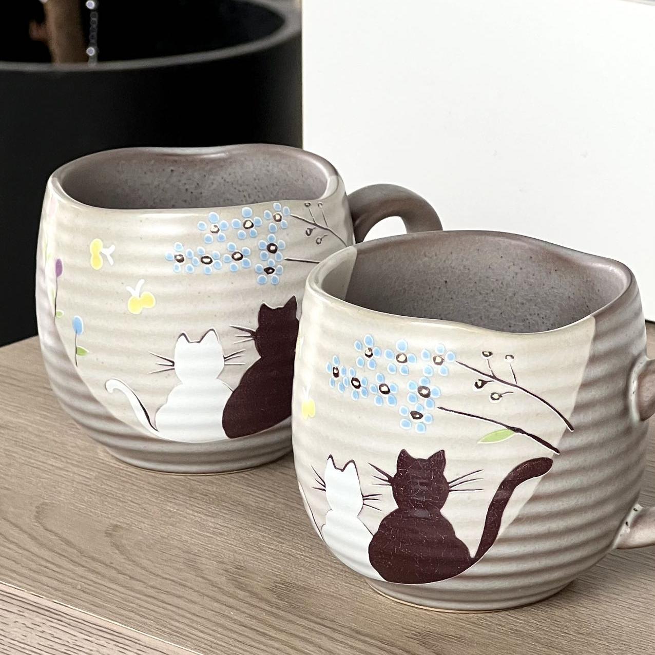 九谷烧日式手工马克杯咖啡杯茶杯