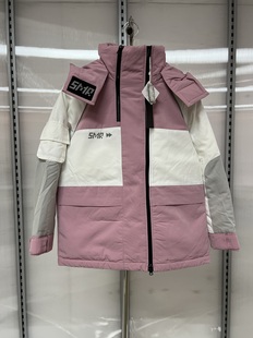 特价现货断码清仓森马冬季女款中长可脱连帽羽绒服13080130311