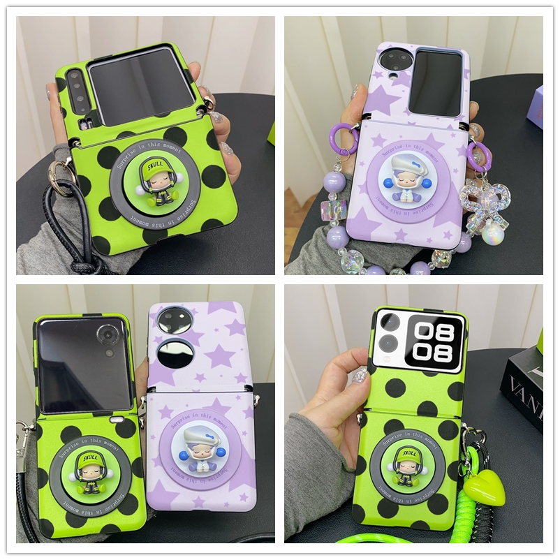 sp萌粒适用三星zflip7/6/5/4折叠屏手机壳Pura X磁吸支架novaflip小米mixflip保护套p50pocket荣耀magicvflip