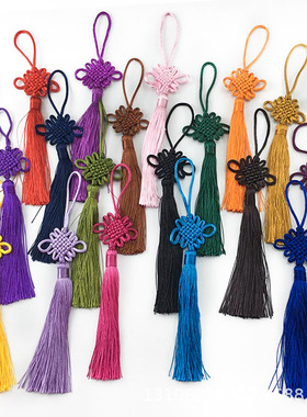 中国结流苏穗子小号挂件成品红色小中国结春节喜庆用品装饰品挂绳