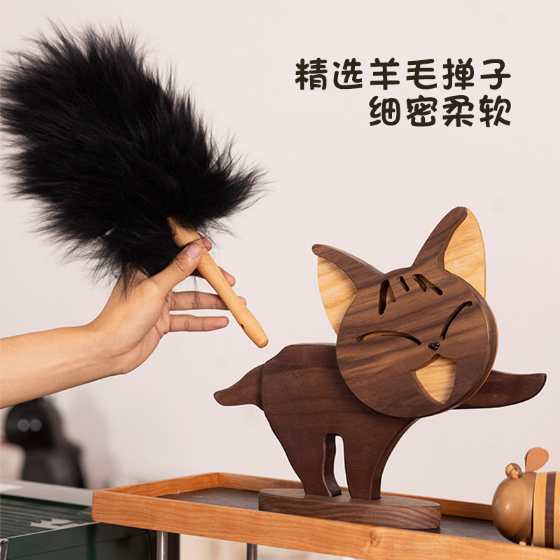 卡通猫家用墙壁装饰除尘掸子