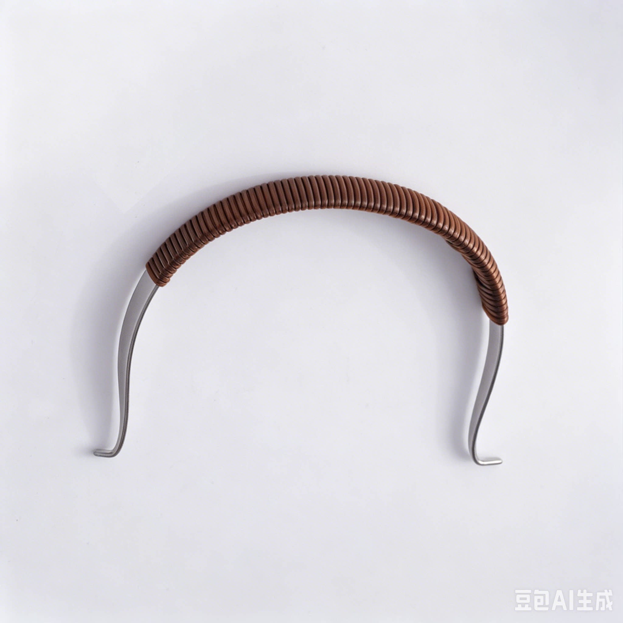 不锈钢中式耐用提手茶壶提把手提梁壶缠绕麻绳壶手把茶具配件手柄