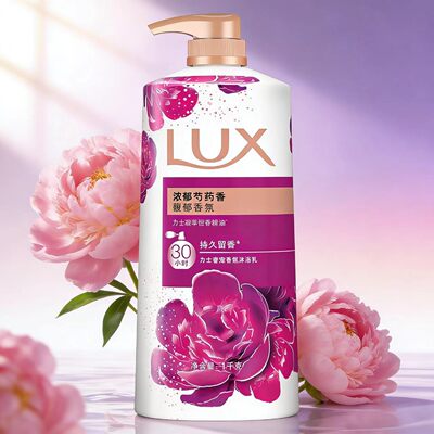 力士沐浴露芍药香馥郁香氛持久留香清洁滋润沐浴乳家庭装大容量