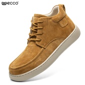 DQGECCO爱步特伦正品 中帮运动休闲鞋 登山男鞋 透气真皮户外徒步鞋