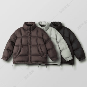 网图@新标90-云朵泡芙3.0外套羽绒服潮流连帽男上衣8525-P290，男装羽绒服，电商D246