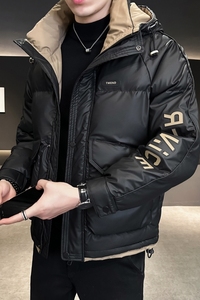 @店主风-大白鸭绒羽绒服男连帽68025-P185控卷后268图片