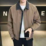@店主-2026抖音男士假两件牛仔工装夹克外套25801-P115，男装夹克，电商D246
