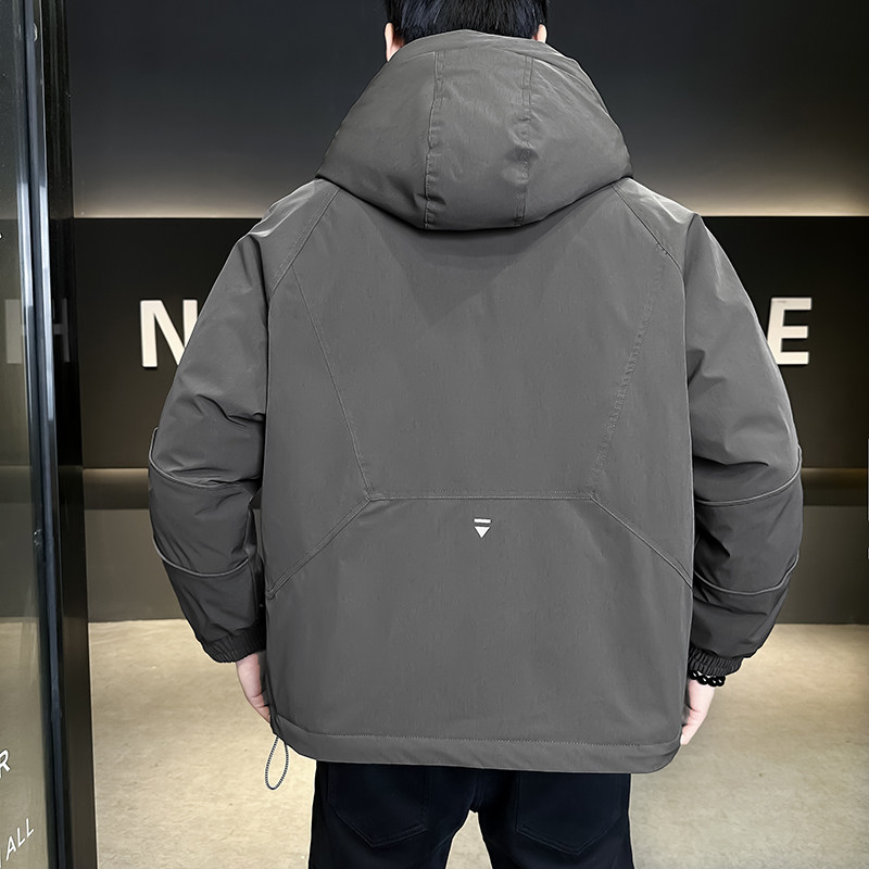 @标2025新款外套羽绒服冲锋衣设计高级感男连帽外套8206-P230,男装夹克,电商D246