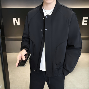 2026春秋新款 男士外套定制棒球领工装夹克男1901-P105图片