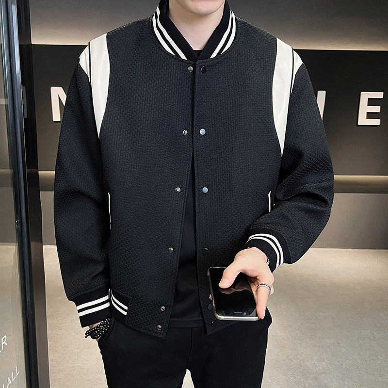 @店主风-抖音定制面料春秋季棒球服长袖夹克外套JK109-P105,男装夹克,电商D246