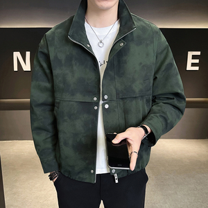 @店主-2025春装抖音男士扎染特殊面料工装夹克外套25803-P145图片