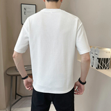 冰丝凉感重磅美式男士设计感潮牌质感短袖T恤半袖T543-P48，商品下架区，电商D246