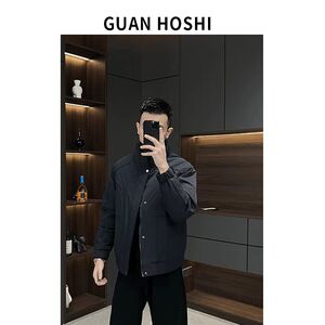 @标 抖音冠什么希 白鸭绒三防石墨烯羽绒服男外套5516-P190图片