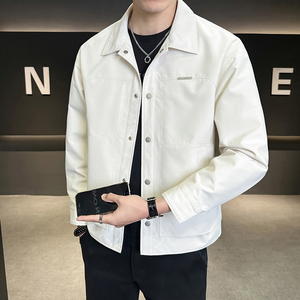 @店主-2026春装男士高端纯色商务工装夹克外套102-P105图片