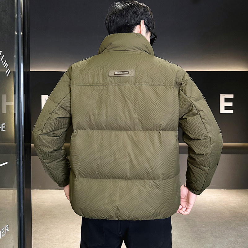 @店主风-肌理感特殊面料羽绒服潮流男立领-9095-P180,男装羽绒服,电商D246